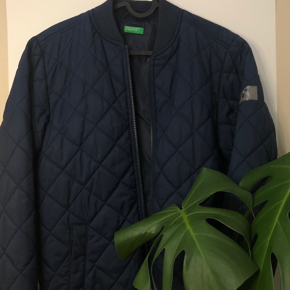 United Colours of Benetton Bomber Quilted Jacket